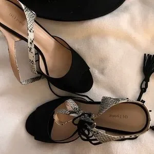Women's Stiletto High Heel Sandals - Open Toe Cross Strap Dress Sandals With Tassel | Party & Summer Fashion